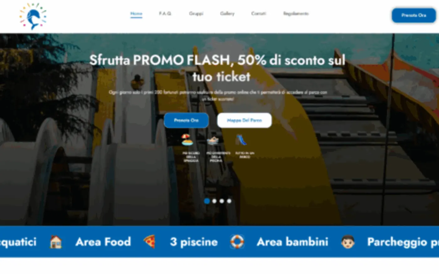 Homepage di Acquaflash