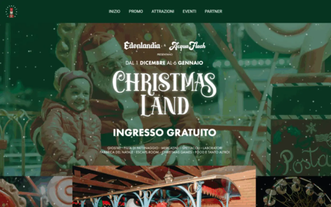 Homepage di Christmasland