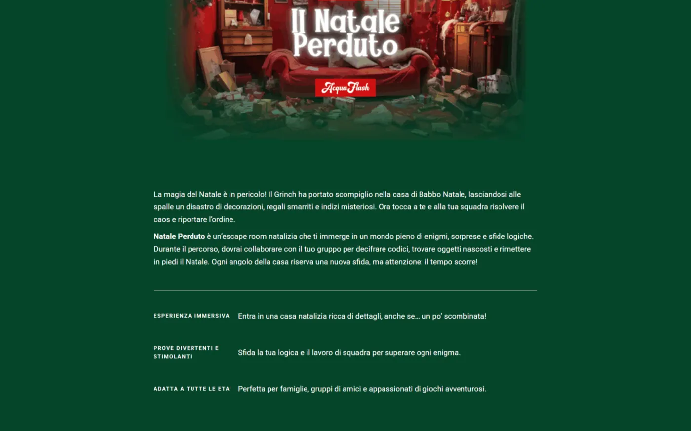 Sezione Il Natale perduto di Christmasland