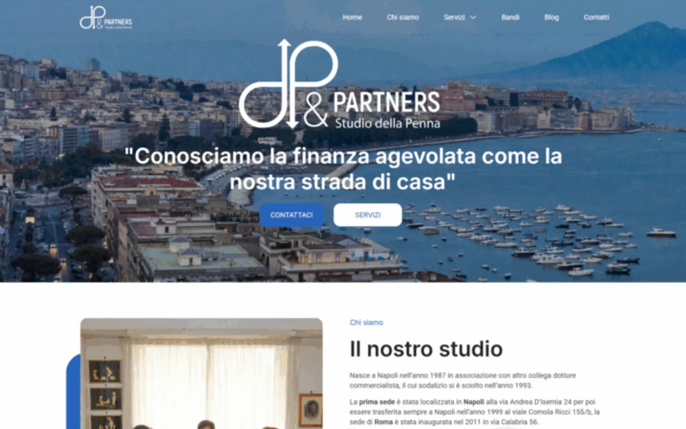 Homepage di Della Penna & Partners