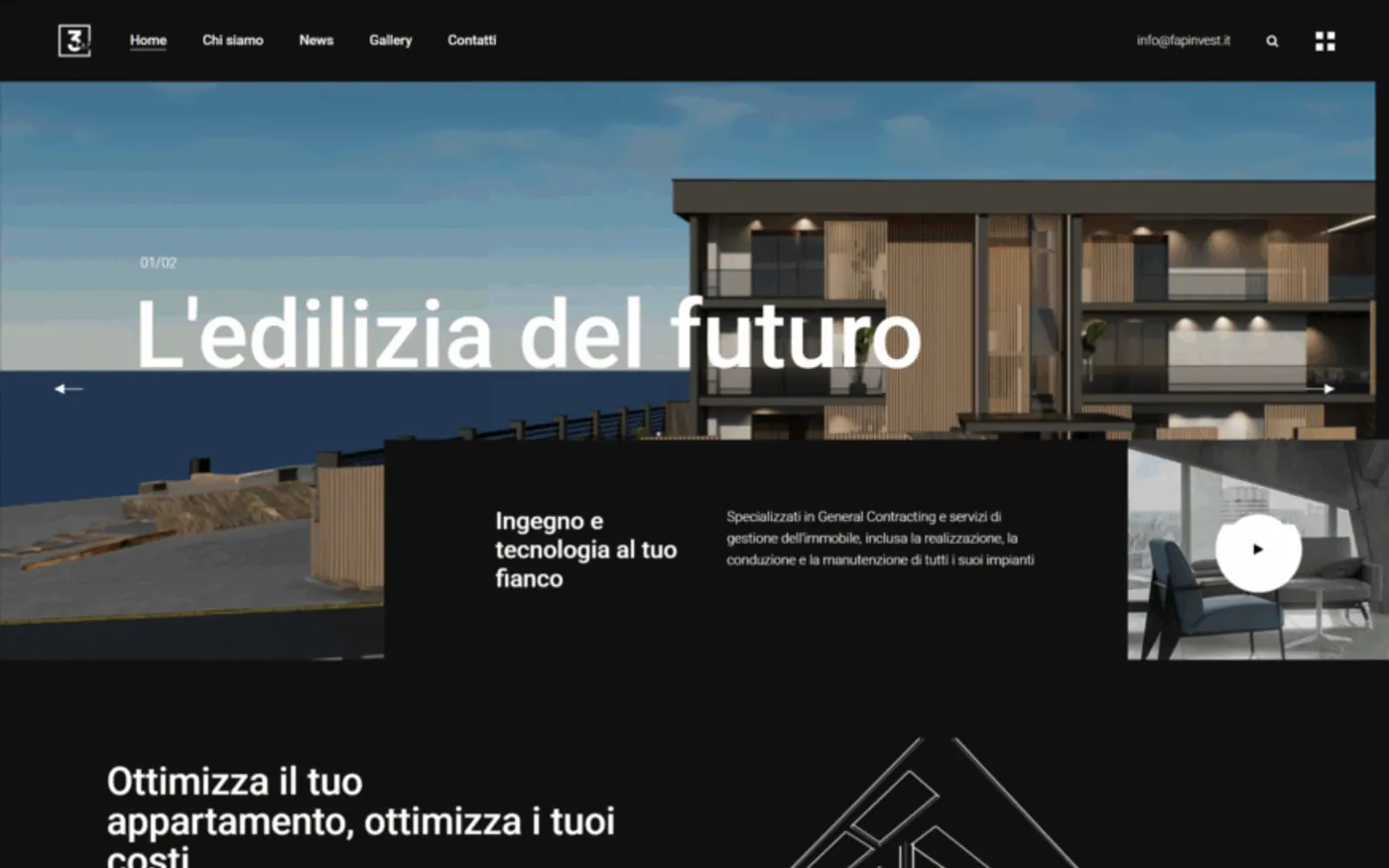 Homepage di FAP Invest