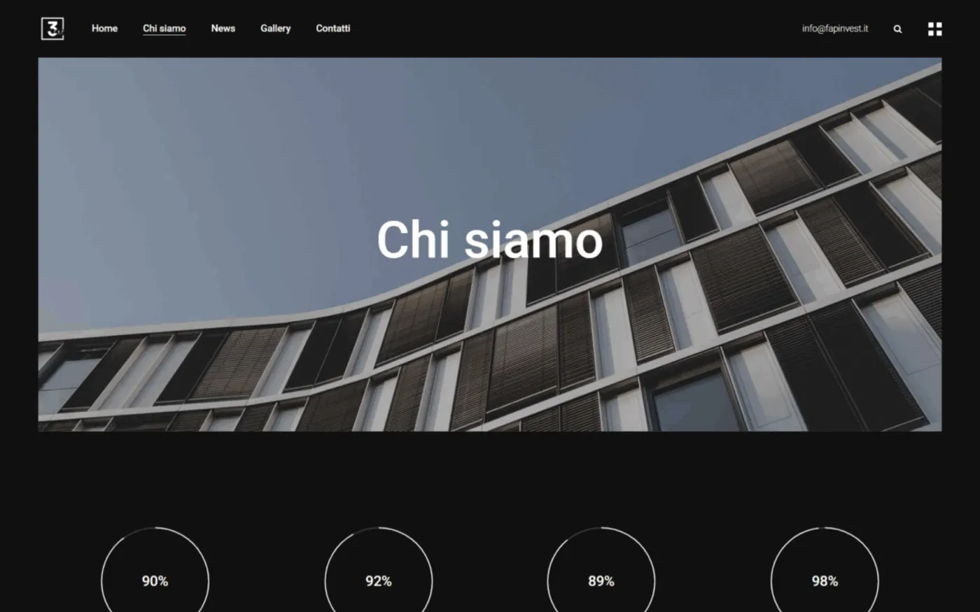 Pagina Chi siamo di FAP Invest