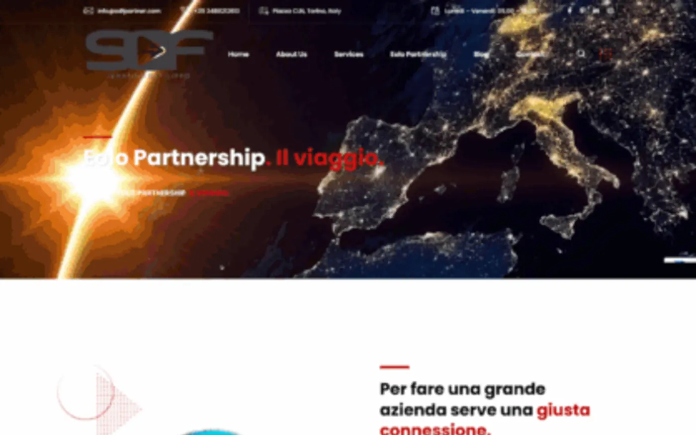 Pagina partnership di SDF Partner
